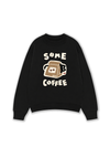 Áo Sweater Nỉ Hai Da Coffee Some Coffee Cute Cat