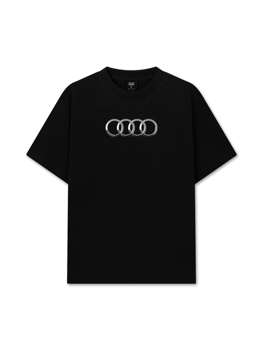 Áo Thun Relaxed Fit CAR AUDI Black & White