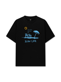 Áo Thun Relaxed Fit Slow Life