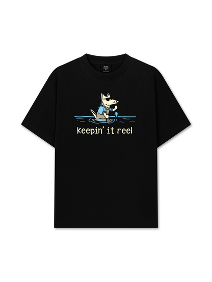 Áo Thun Relaxed Fit Go Outside Keep It Reel