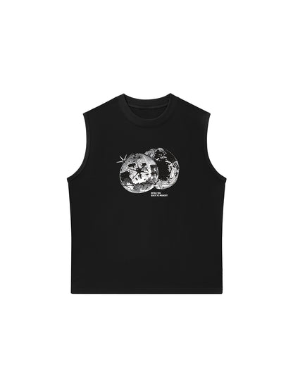 Áo Ba Lỗ Relaxed Fit Retro 90s Disco Ball