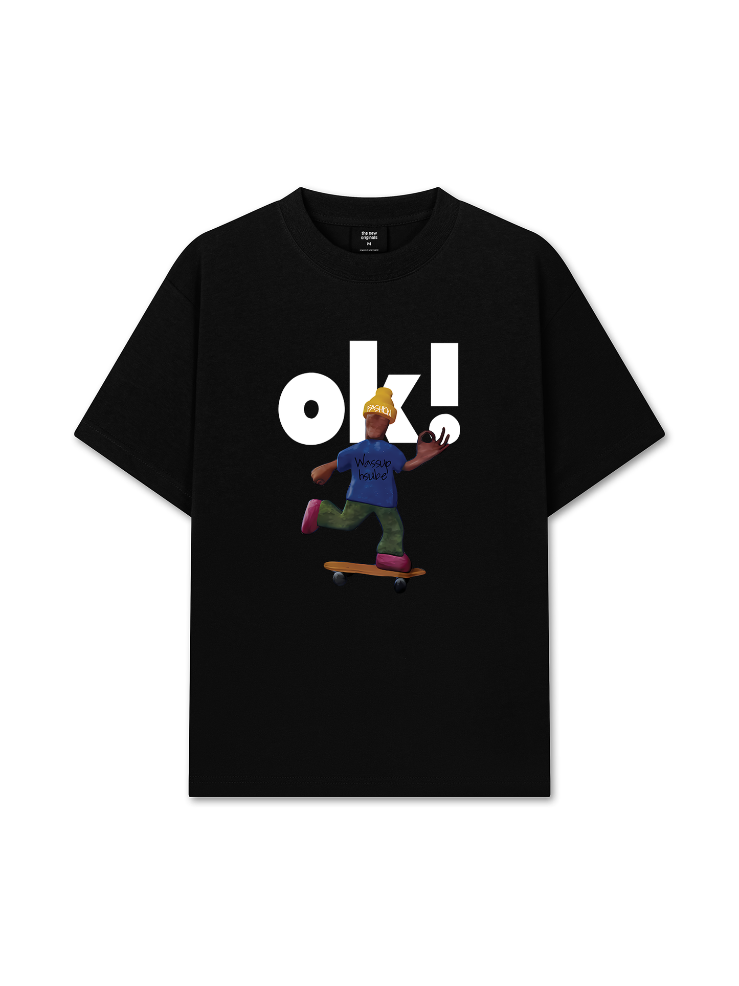 Áo Thun Relaxed Fit Weekend OK Skate