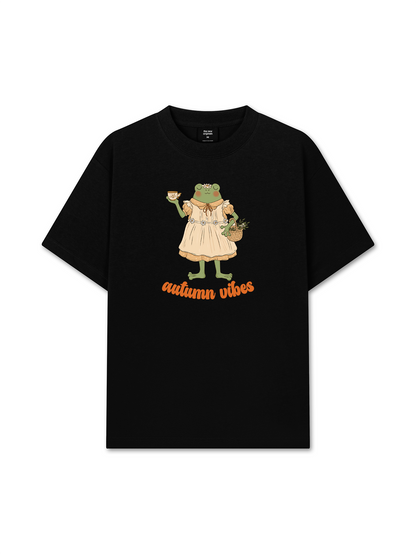 Áo Thun Relaxed Fit Autumn Frog