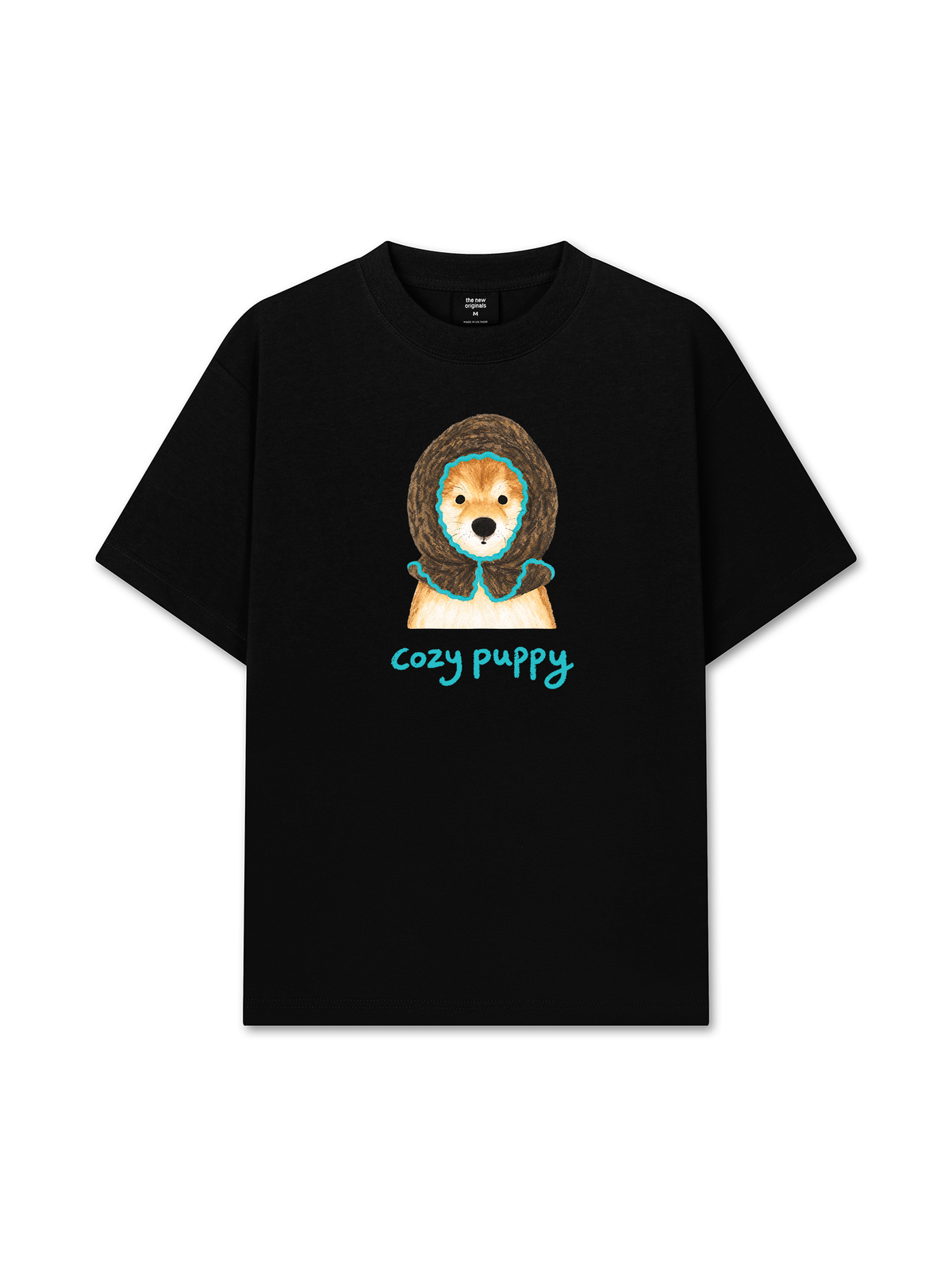 Áo Thun Relaxed Fit Blue Tiffany Cozy Puppy