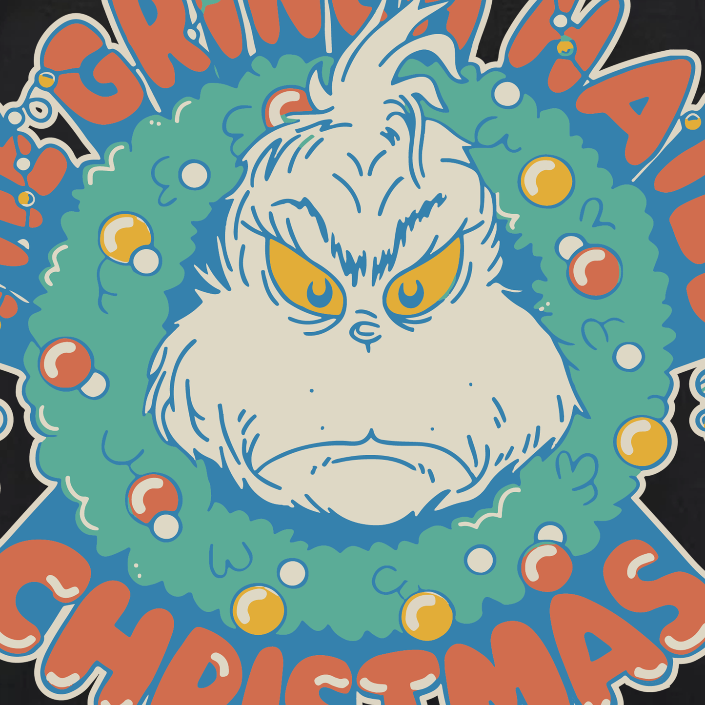 Áo Thun Relaxed Fit Movie The Grinch Hated Christmas