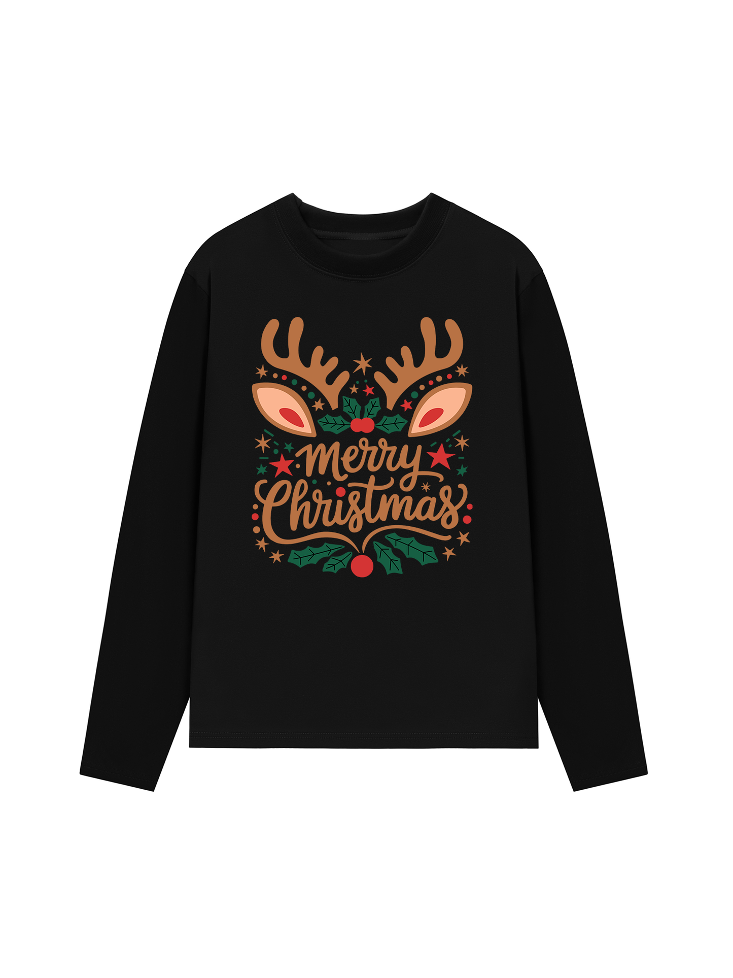 Áo Thun Dài Tay Holly Reindeer