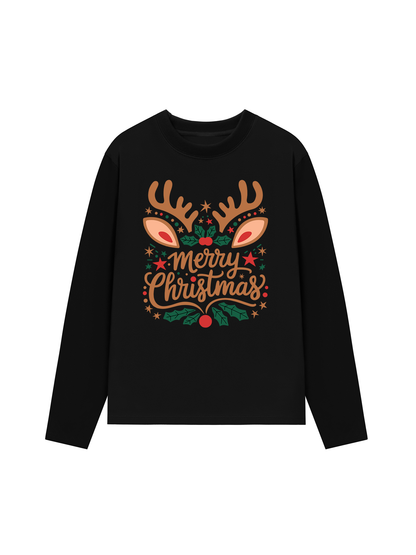 Áo Thun Dài Tay Holly Reindeer