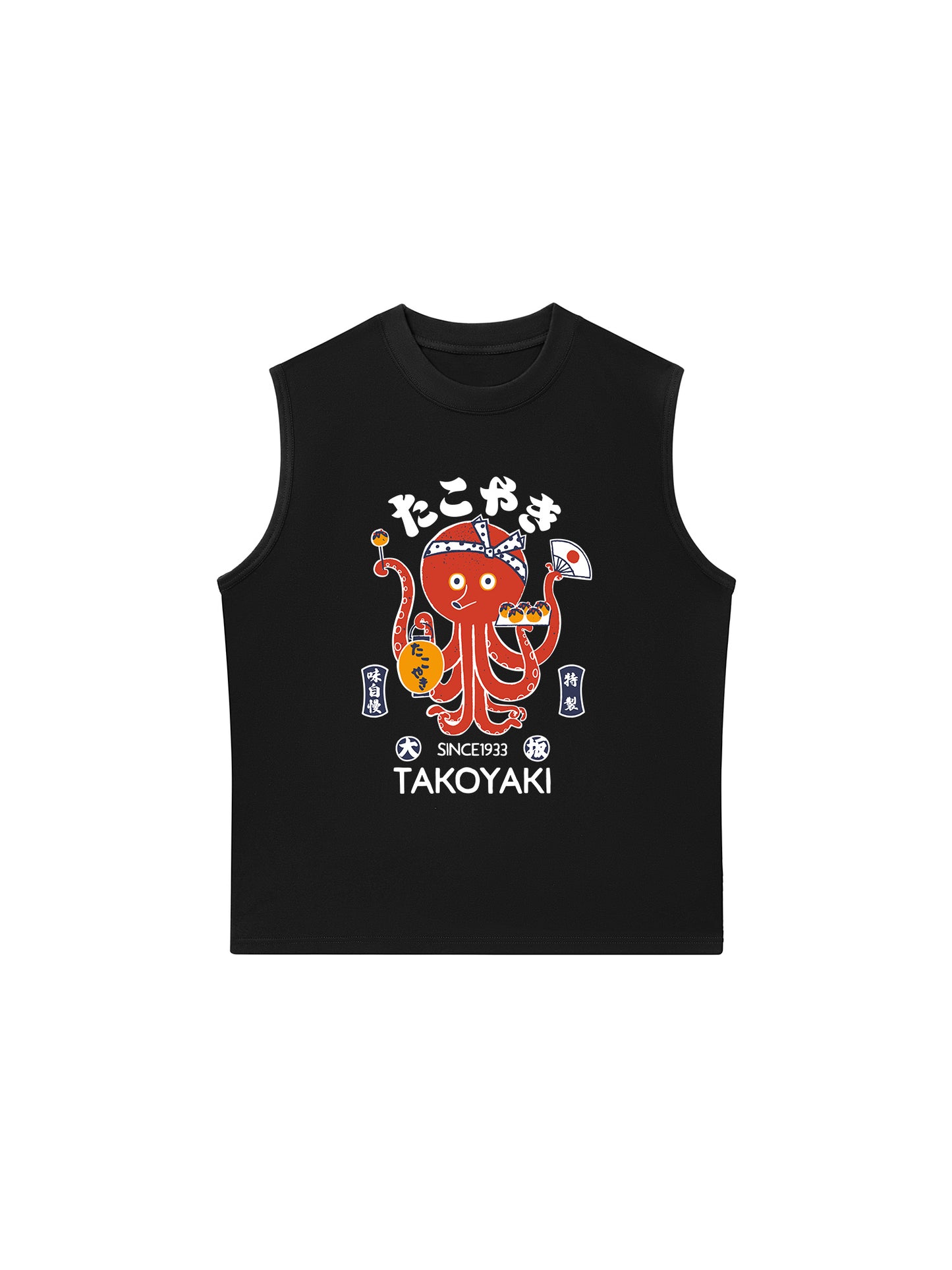 Áo Ba Lỗ Relaxed Fit Takoyaki Chan