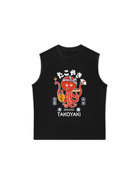 Áo Ba Lỗ Relaxed Fit Takoyaki Chan