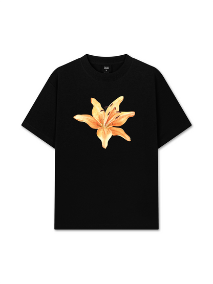 Áo Thun Relaxed Fit Yellow Lily Flower