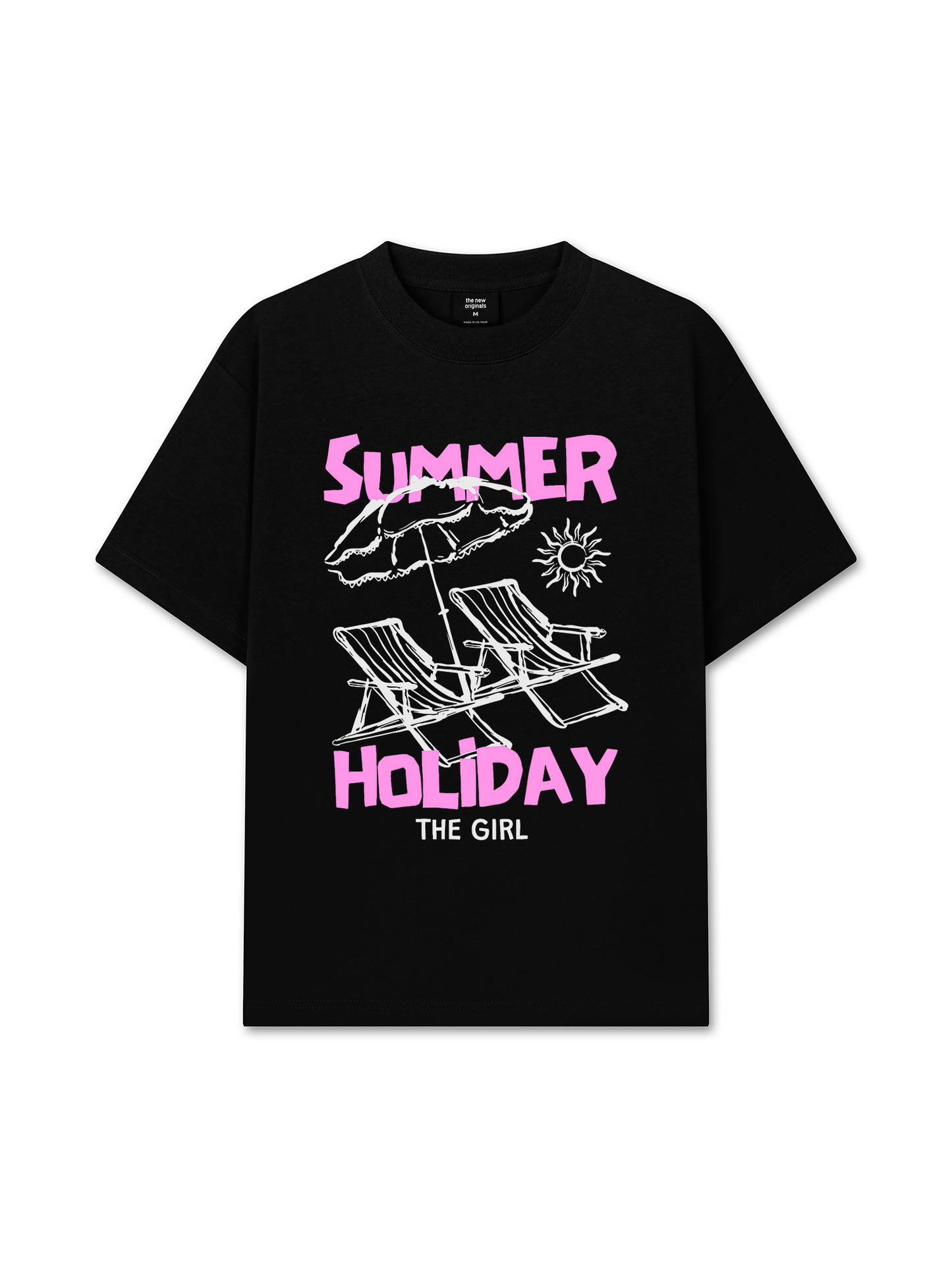 Áo Thun Relaxed Fit Summer Holiday The Girl