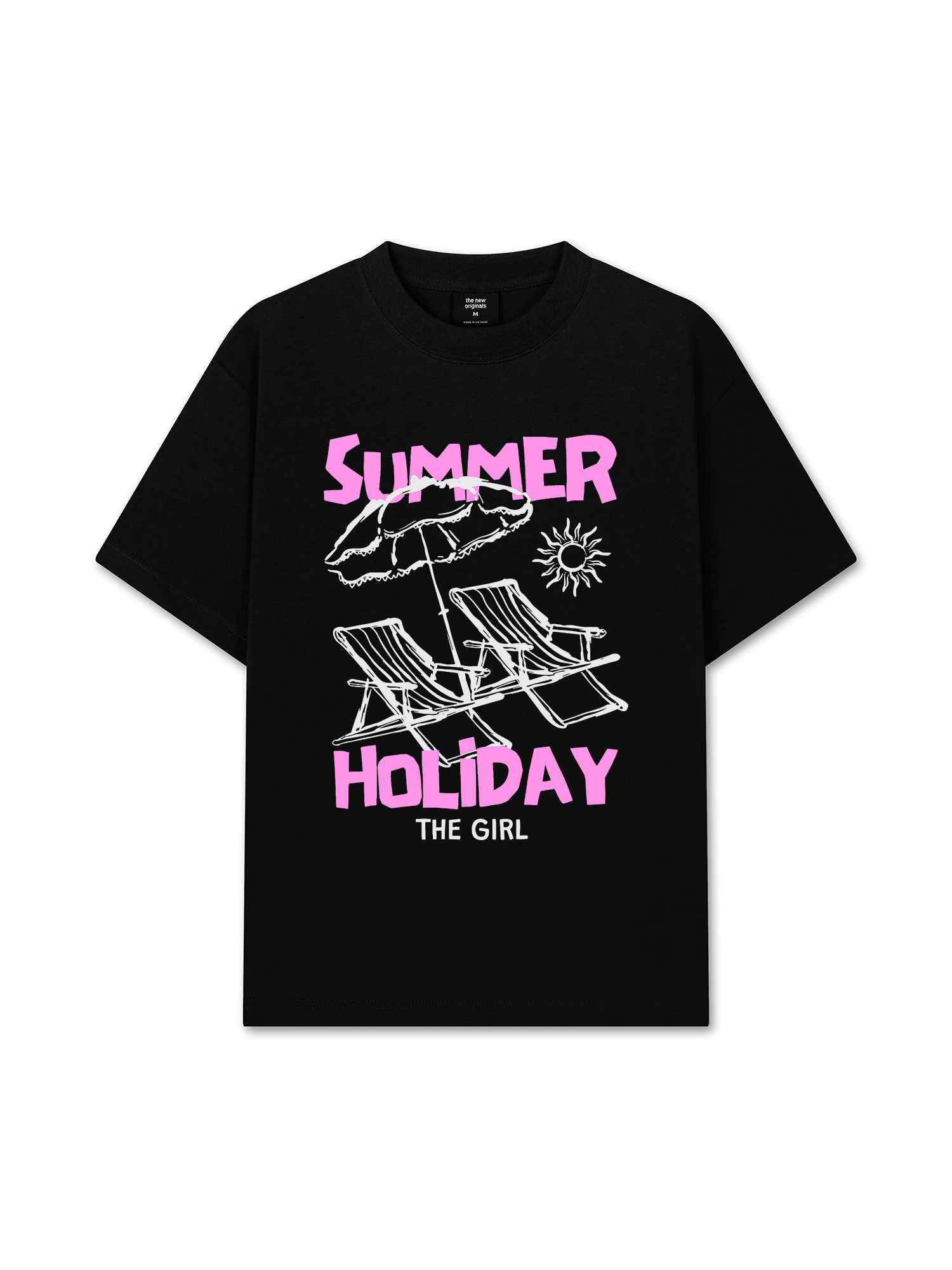 Áo Thun Relaxed Fit Summer Holiday The Girl