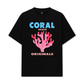 Áo Thun Relaxed Fit Summer Vibes Coral Beach