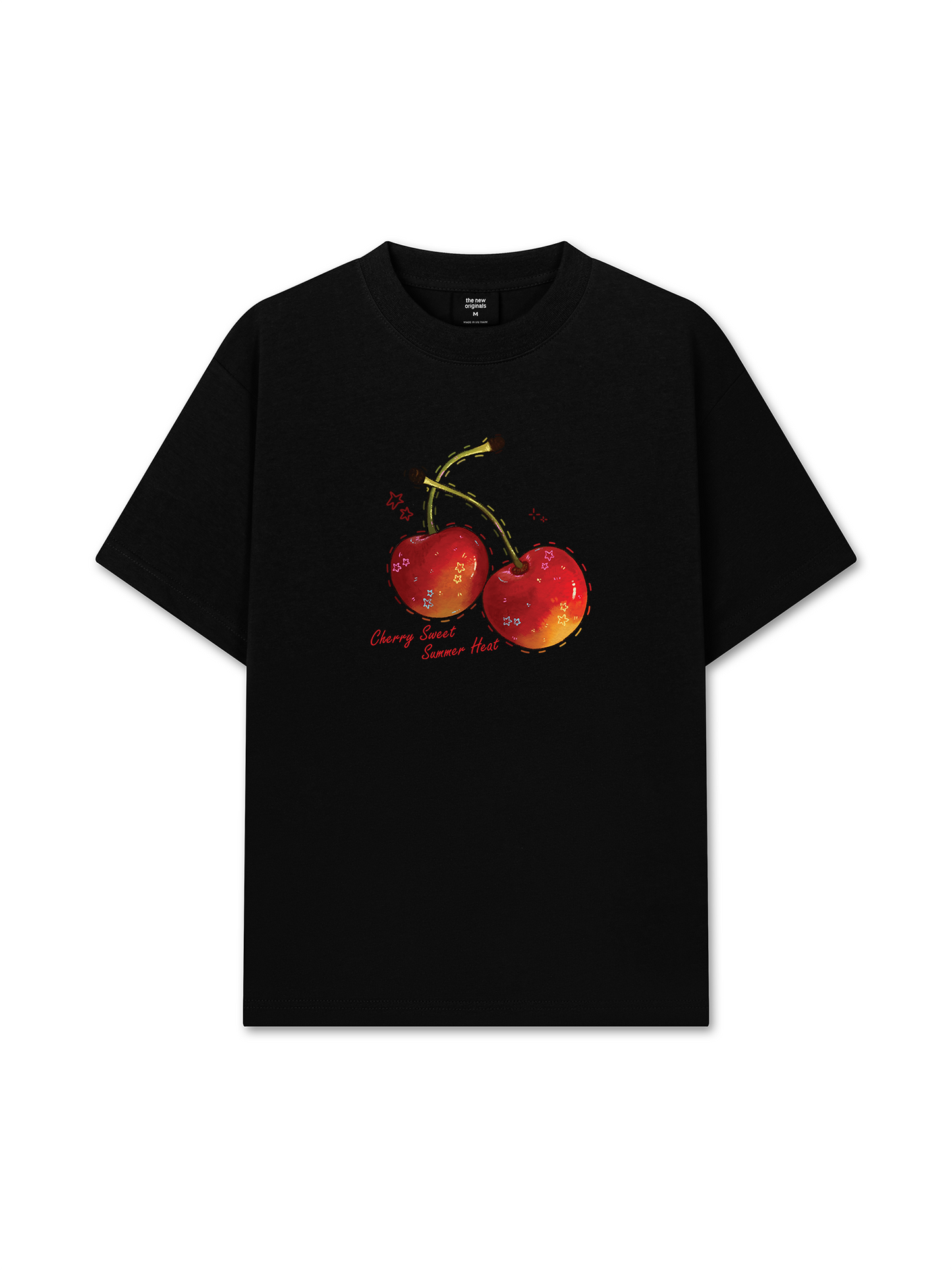 Áo Thun Relaxed Fit Summer Vibes Cherry Sweet