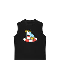 Áo Ba Lỗ Relaxed Fit Ocean baby Shark