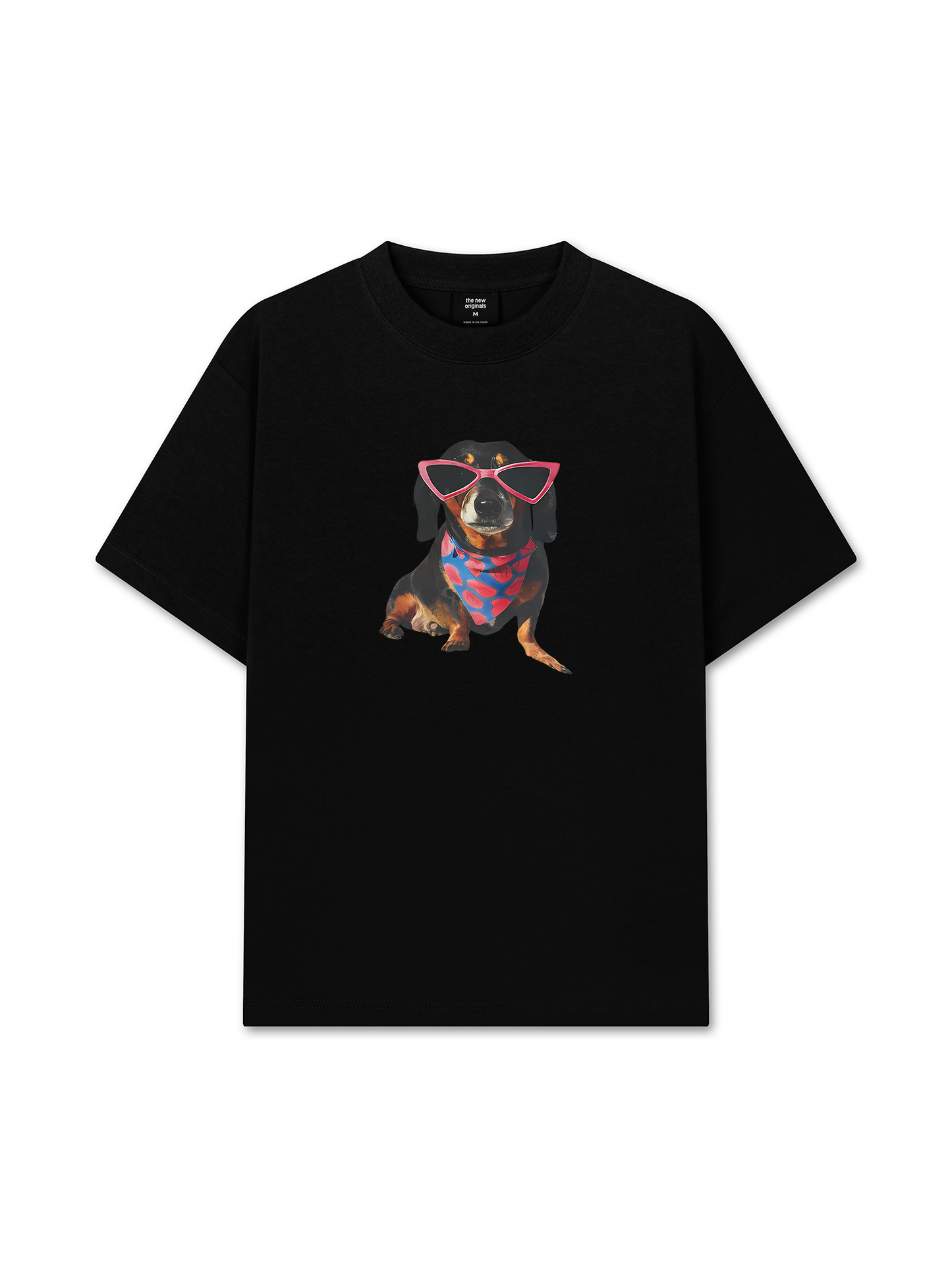 Áo Thun Relaxed Fit Animal Pink Glasses