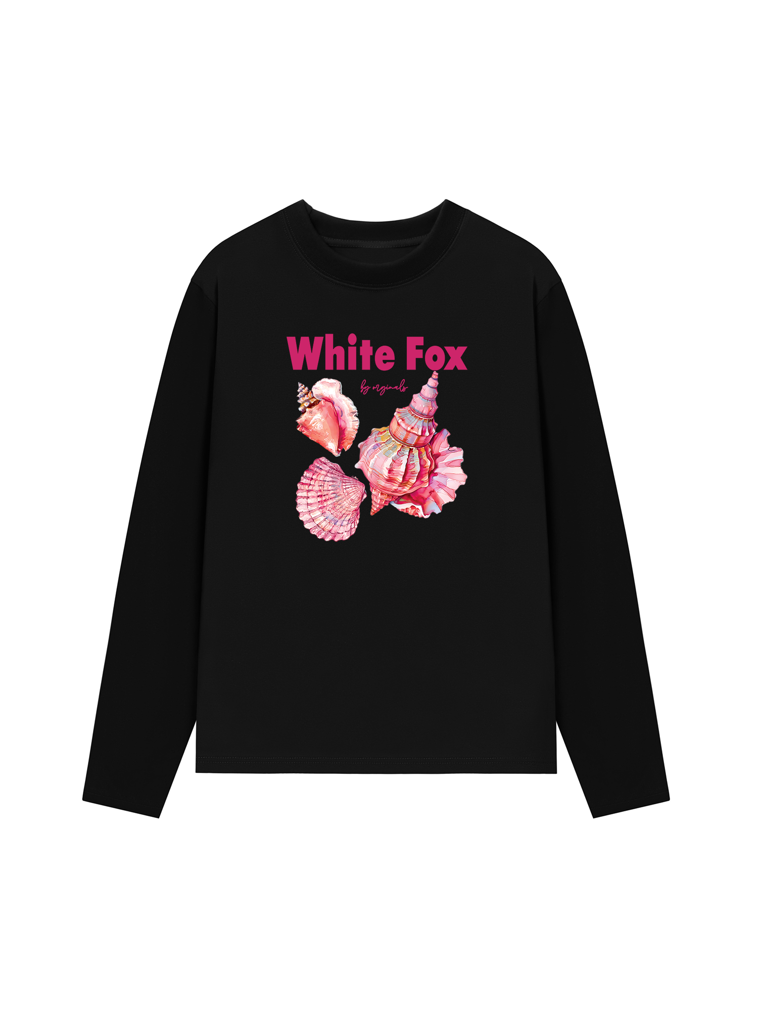 Áo Thun Dài Tay Ocean White Fox