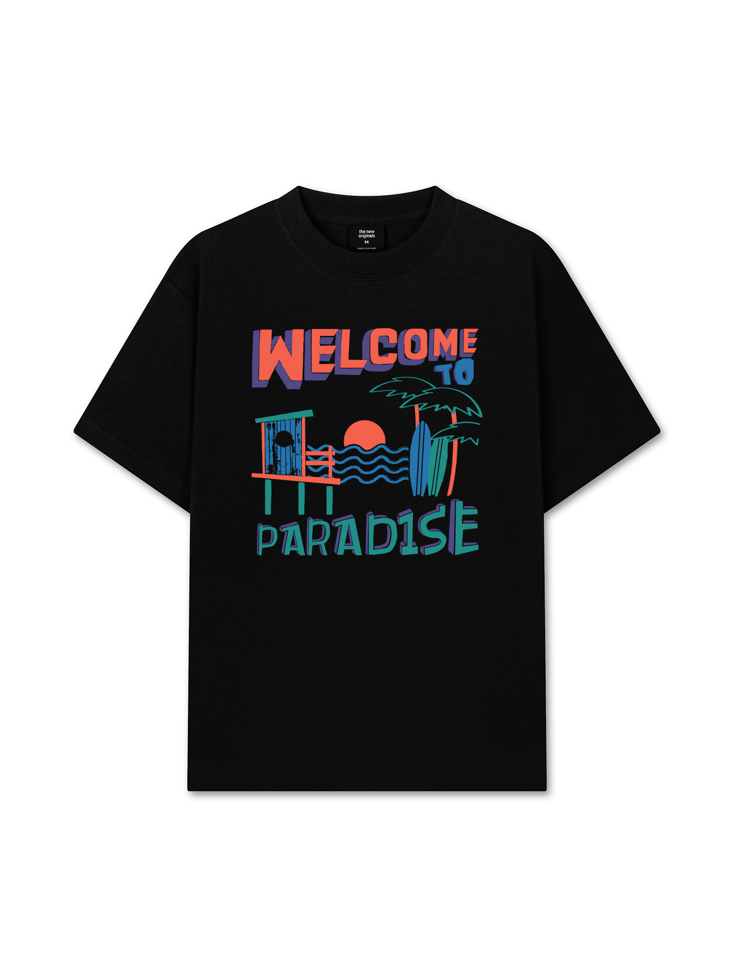 Áo Thun Relaxed Fit Welcome To Paradise