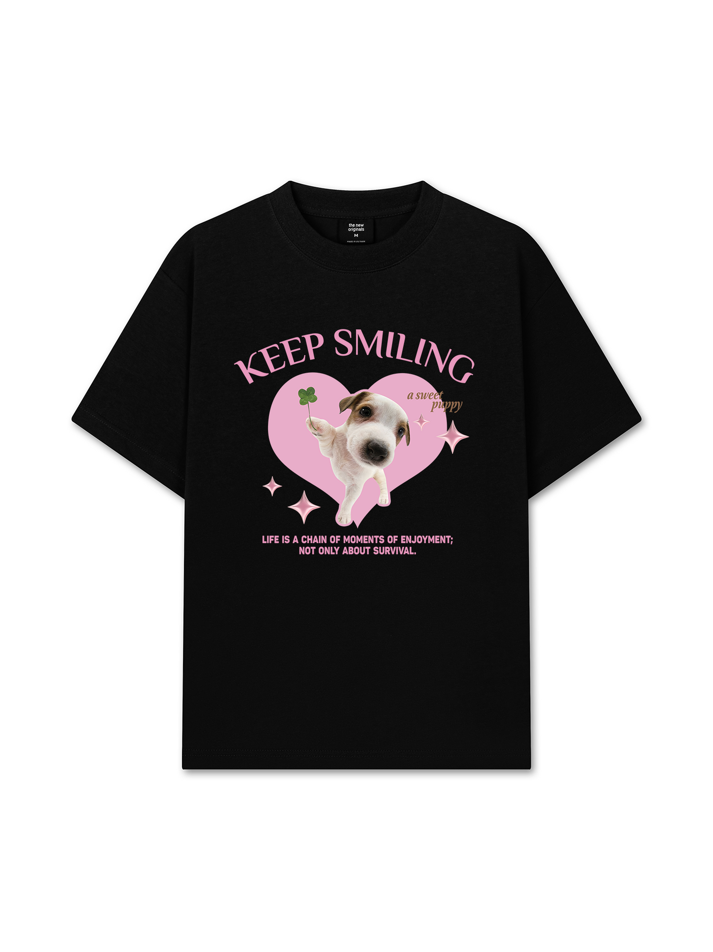 Áo Thun Relaxed Fit Keep Smiling