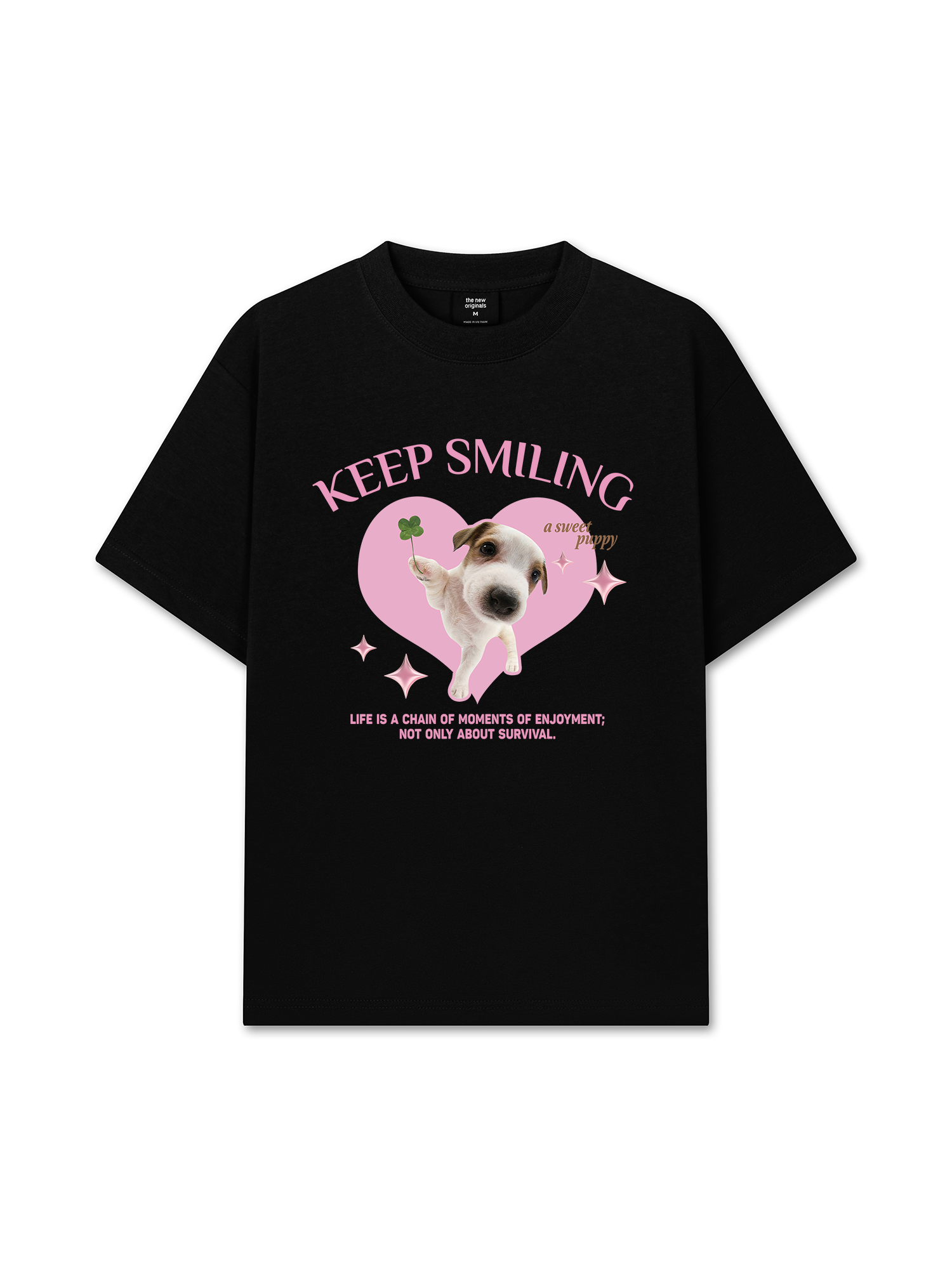 Áo Thun Relaxed Fit Keep Smiling