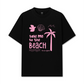 Áo Thun Relaxed Fit Take Me To The Beach Pink