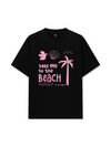 Áo Thun Relaxed Fit Take Me To The Beach Pink