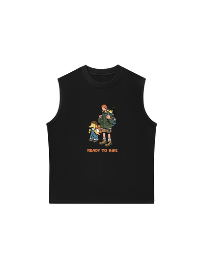Áo Ba Lỗ Relaxed Fit Go Outside Ready to Hike