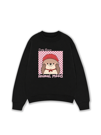Áo Sweater Nỉ Hai Da Animal Dotty Beaver