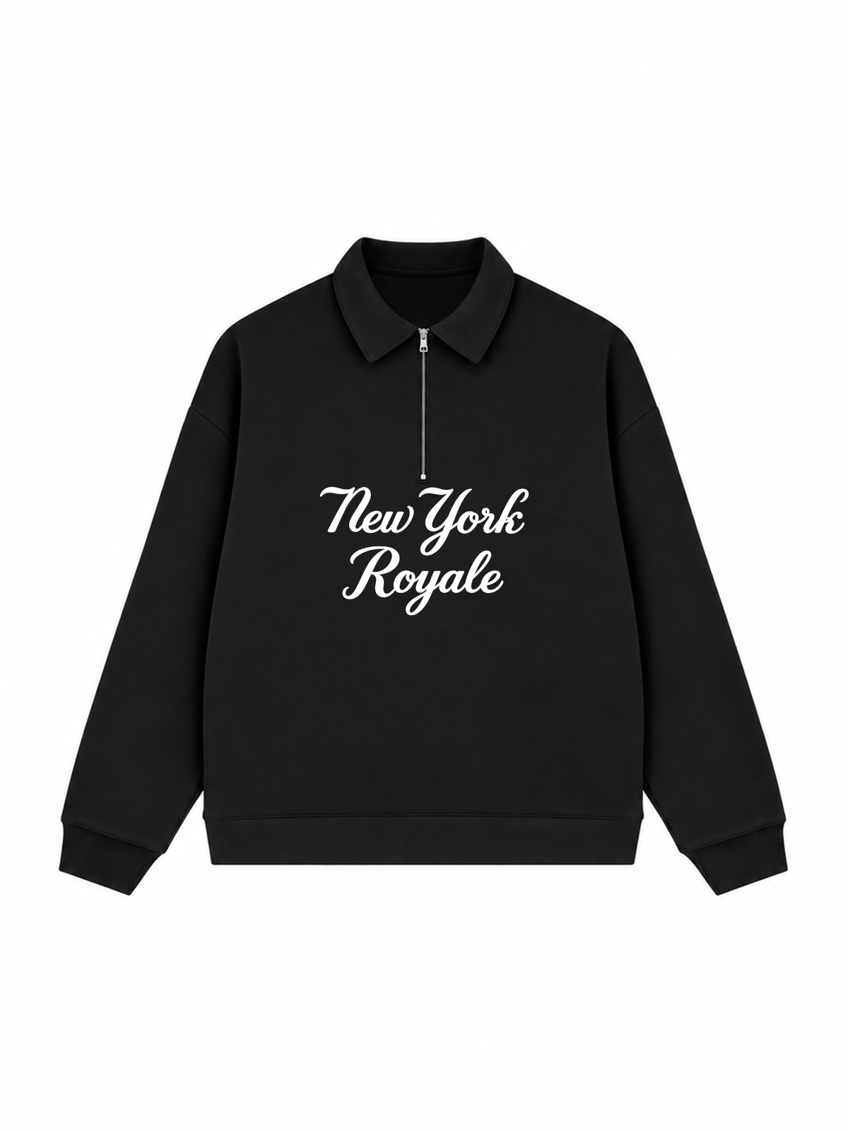 Áo Sweater Polo Nỉ Hai Da New York Royale