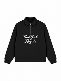 Áo Sweater Polo Nỉ Hai Da New York Royale