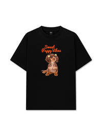 Áo Thun Relaxed Fit  Sweet Puppy Vibe