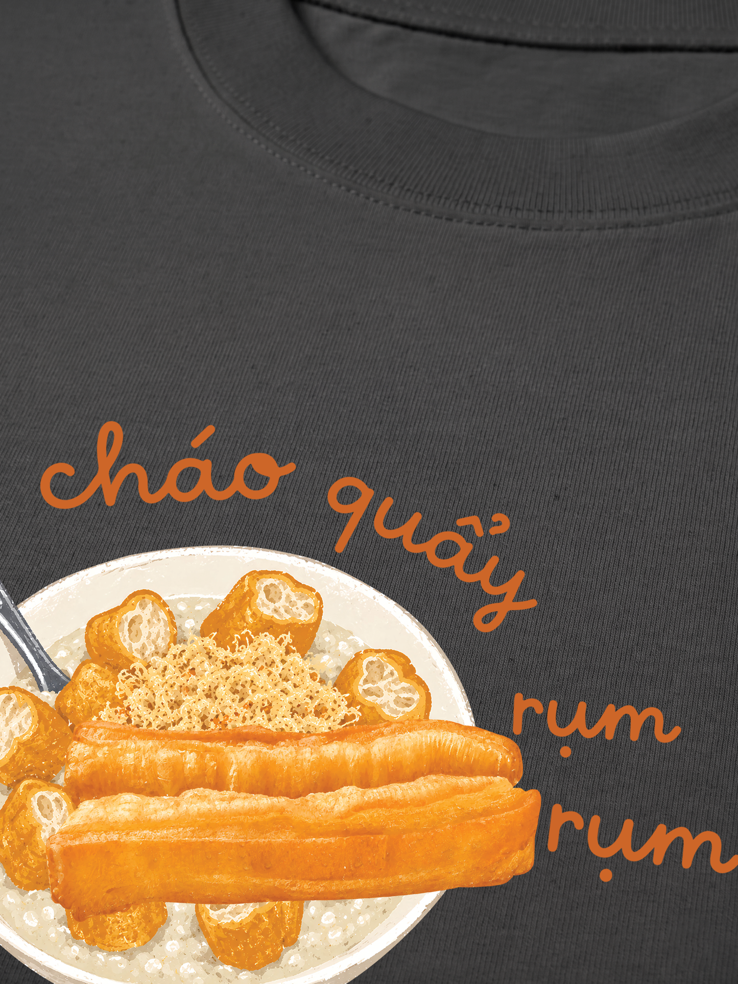Áo Thun Relaxed Fit Cháo Quẩy