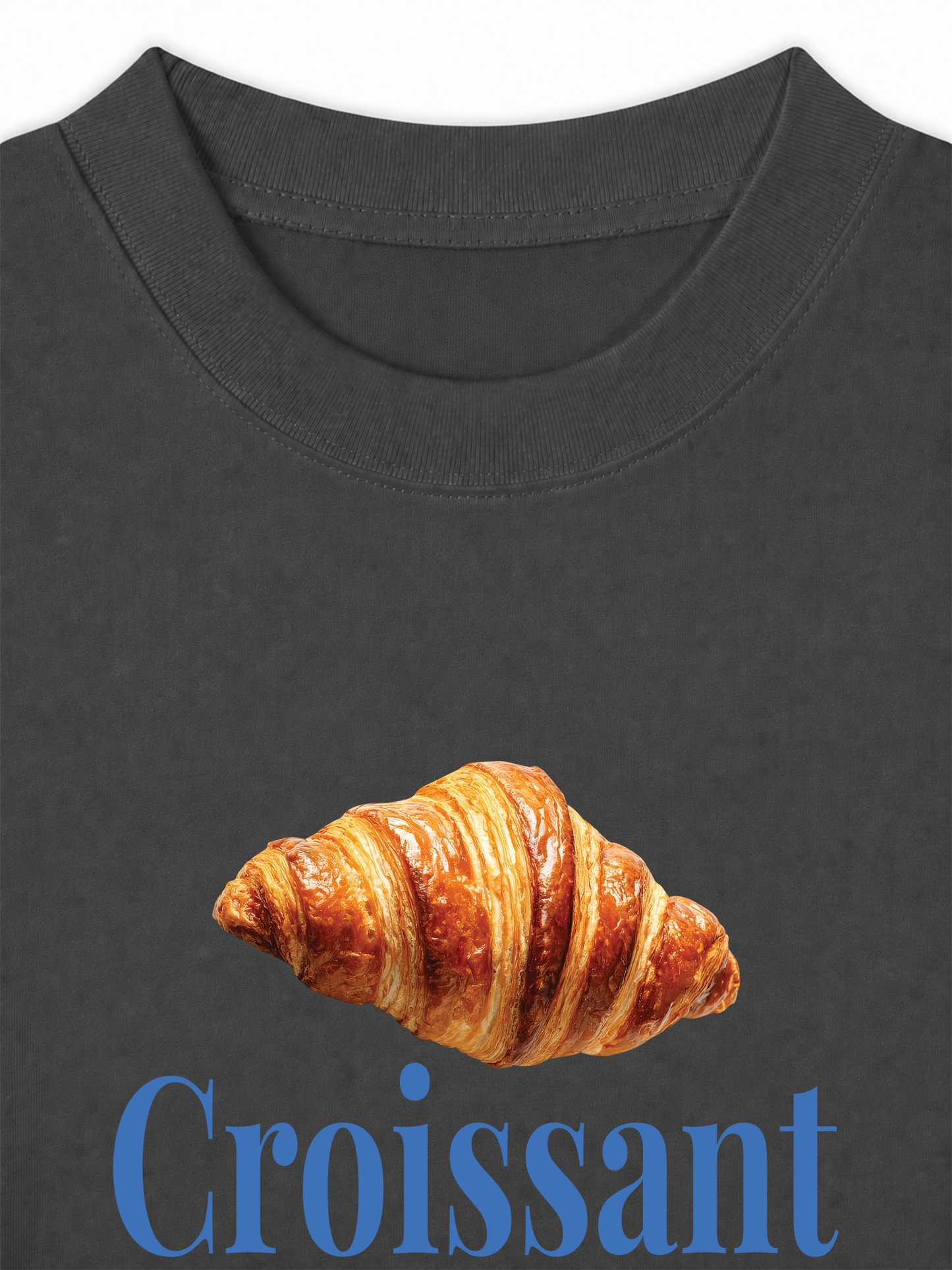 Áo Thun Relaxed Fit Croissant Quote