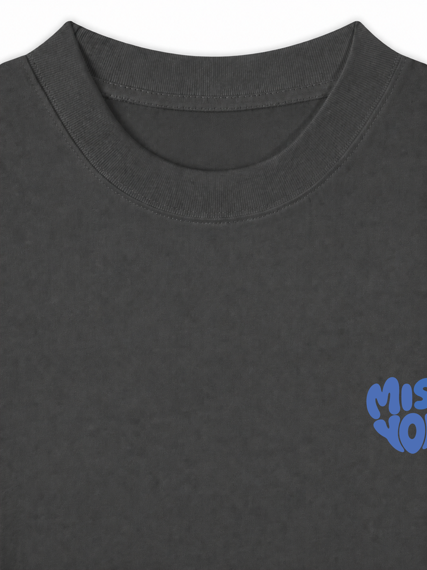 Áo Thun Relaxed Fit Miss You Typography