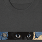 Áo Thun Relaxed Fit Blue Flower Cat