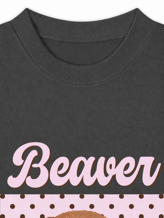 Áo Thun Relaxed Fit Animal Mood Sweet Beaver