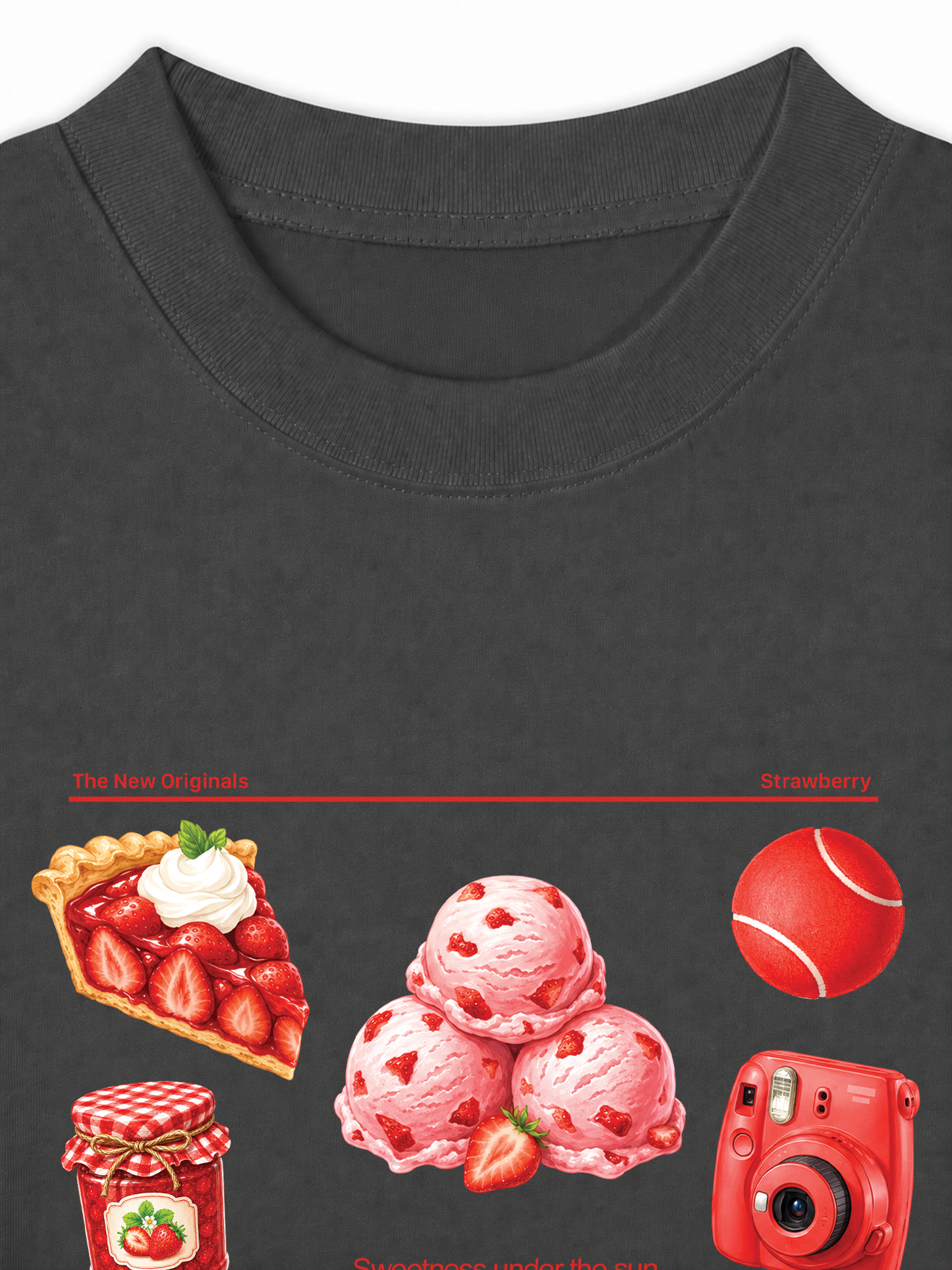 Áo Thun Relaxed Fit Strawberry Pack