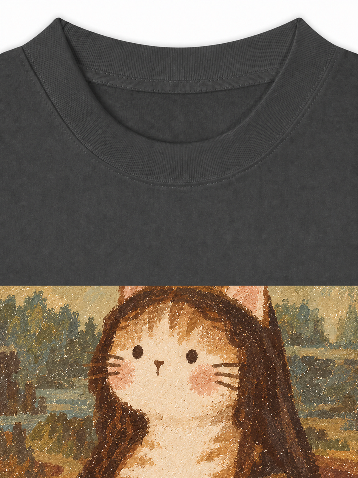 Áo Thun Relaxed Fit Mona Meowsa
