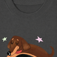 Áo Thun Relaxed Fit  Cute Girl With Dachshund