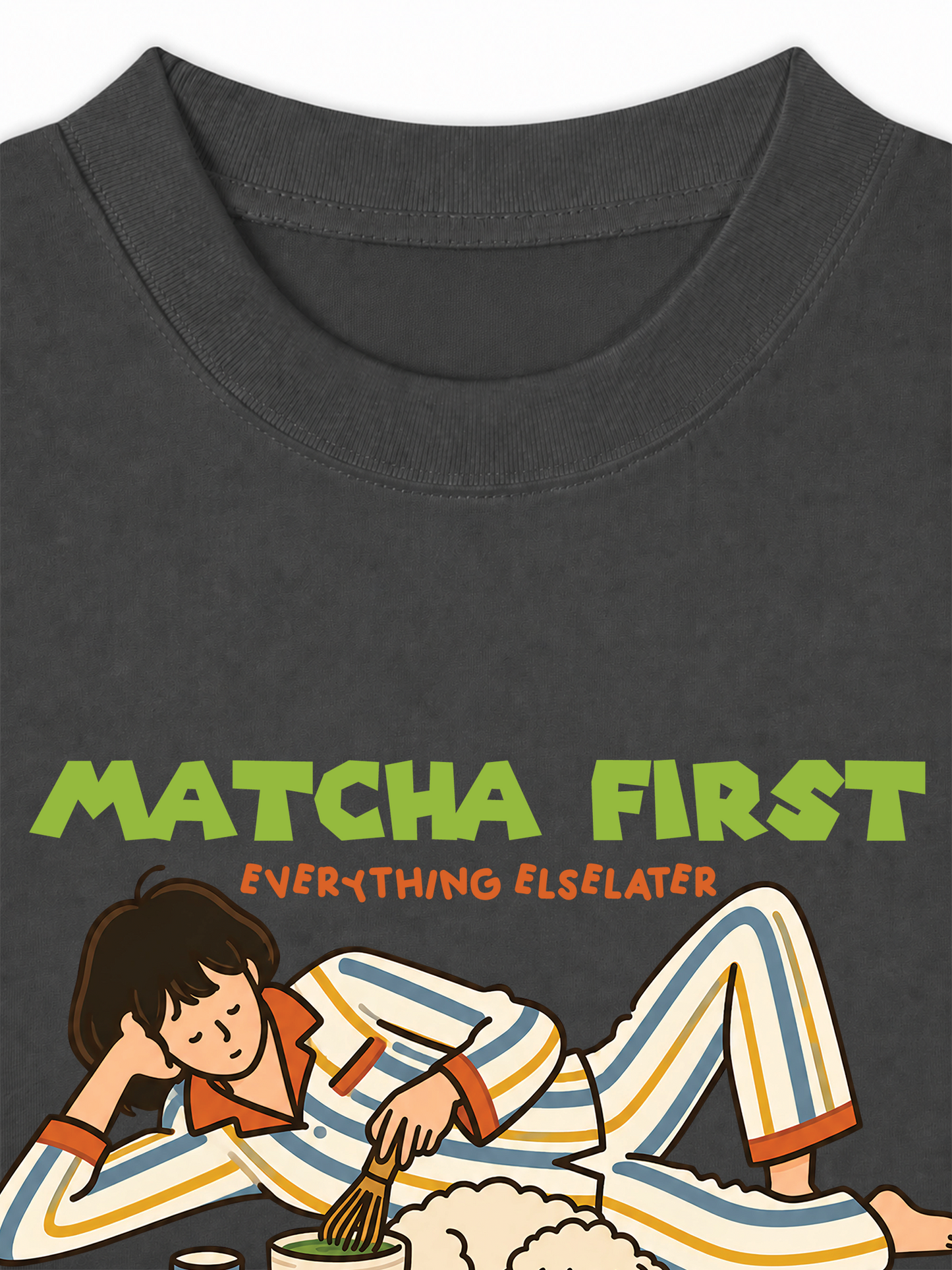 Áo Thun Relaxed Fit Matcha First