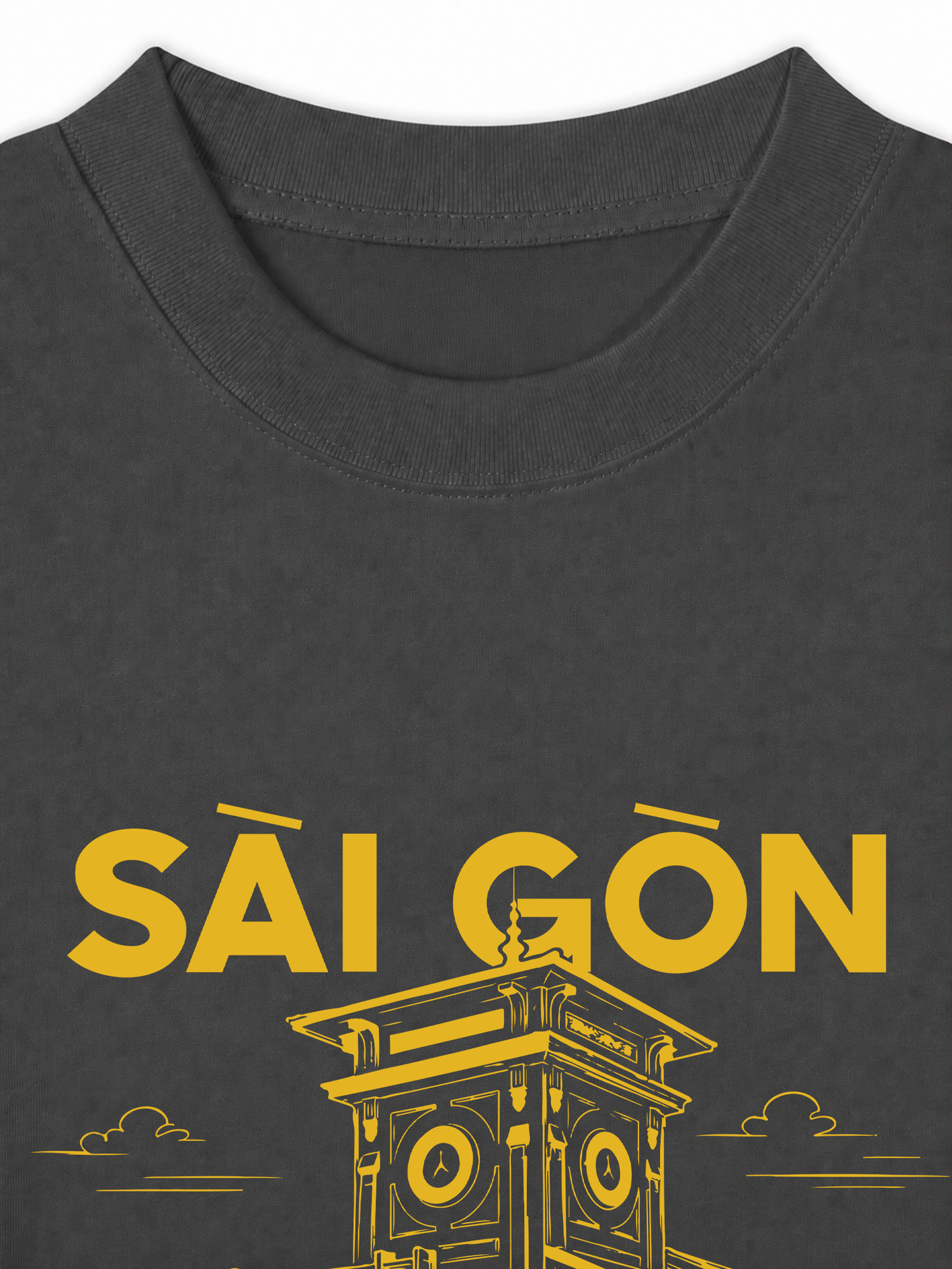Áo Thun Relaxed Fit Chợ Bến Thành Sài Gòn