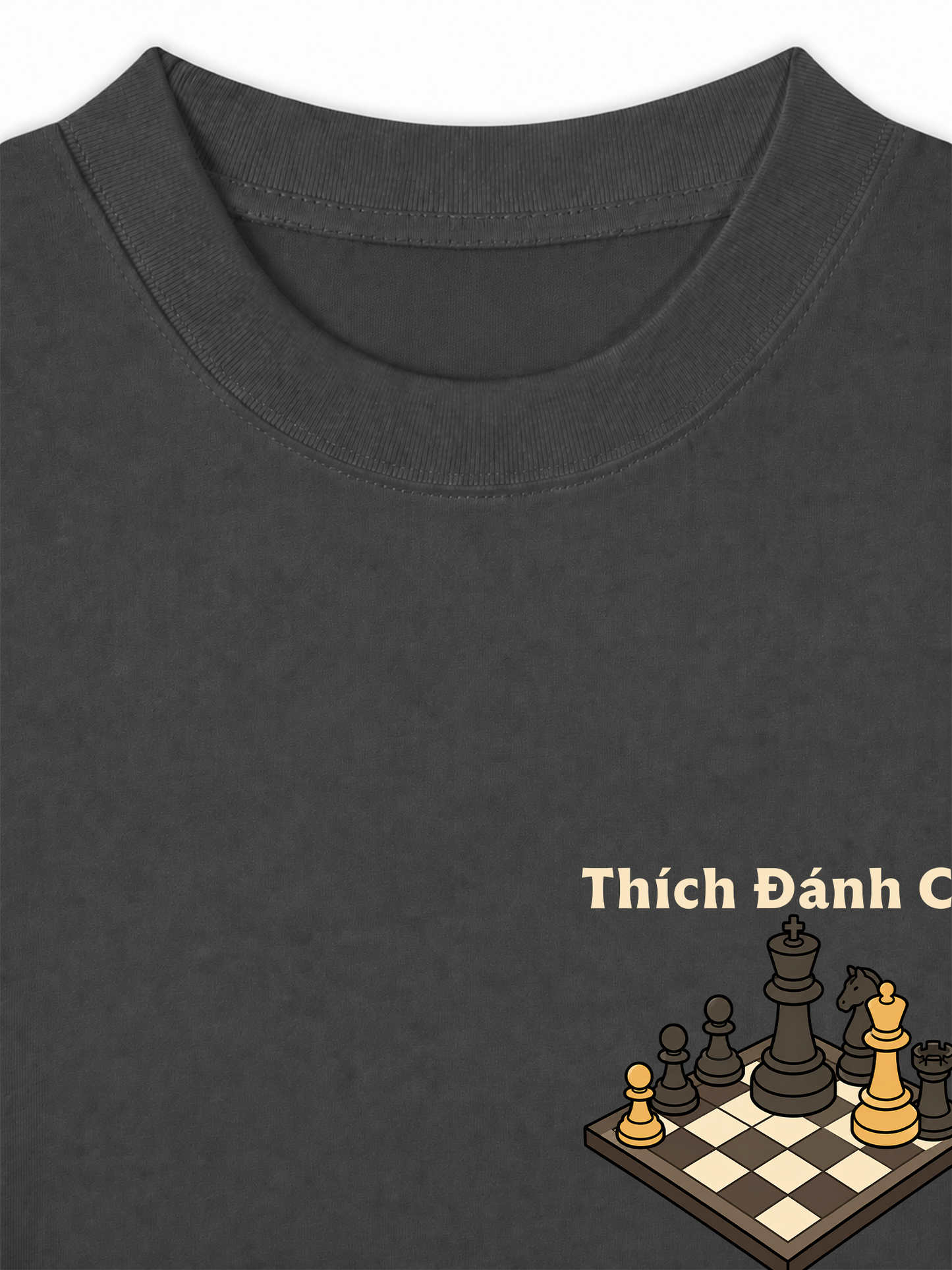 Áo Thun Relaxed Fit Thích Đánh Cờ