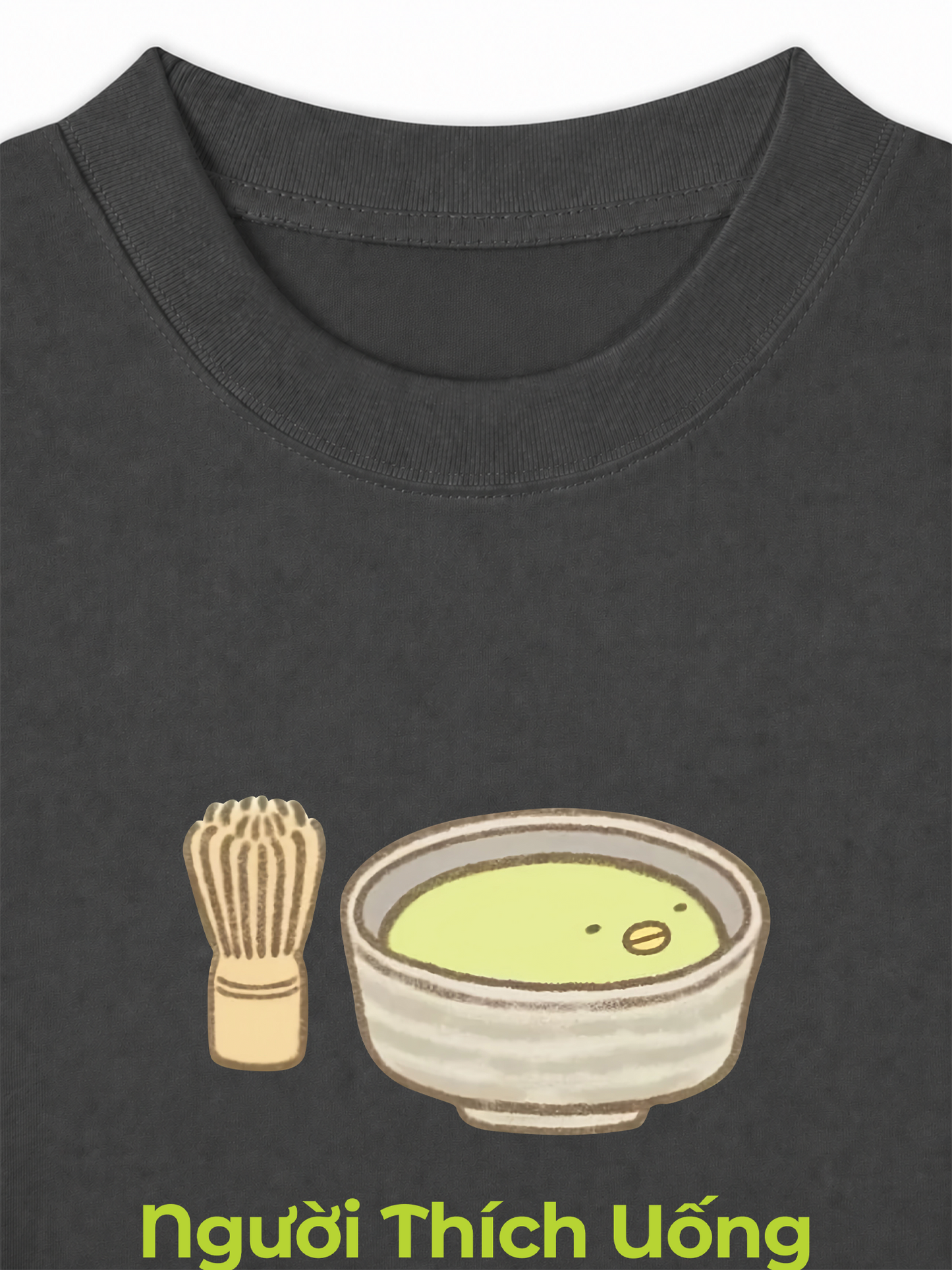 Áo Thun Relaxed Fit Người Thích Uống Matcha