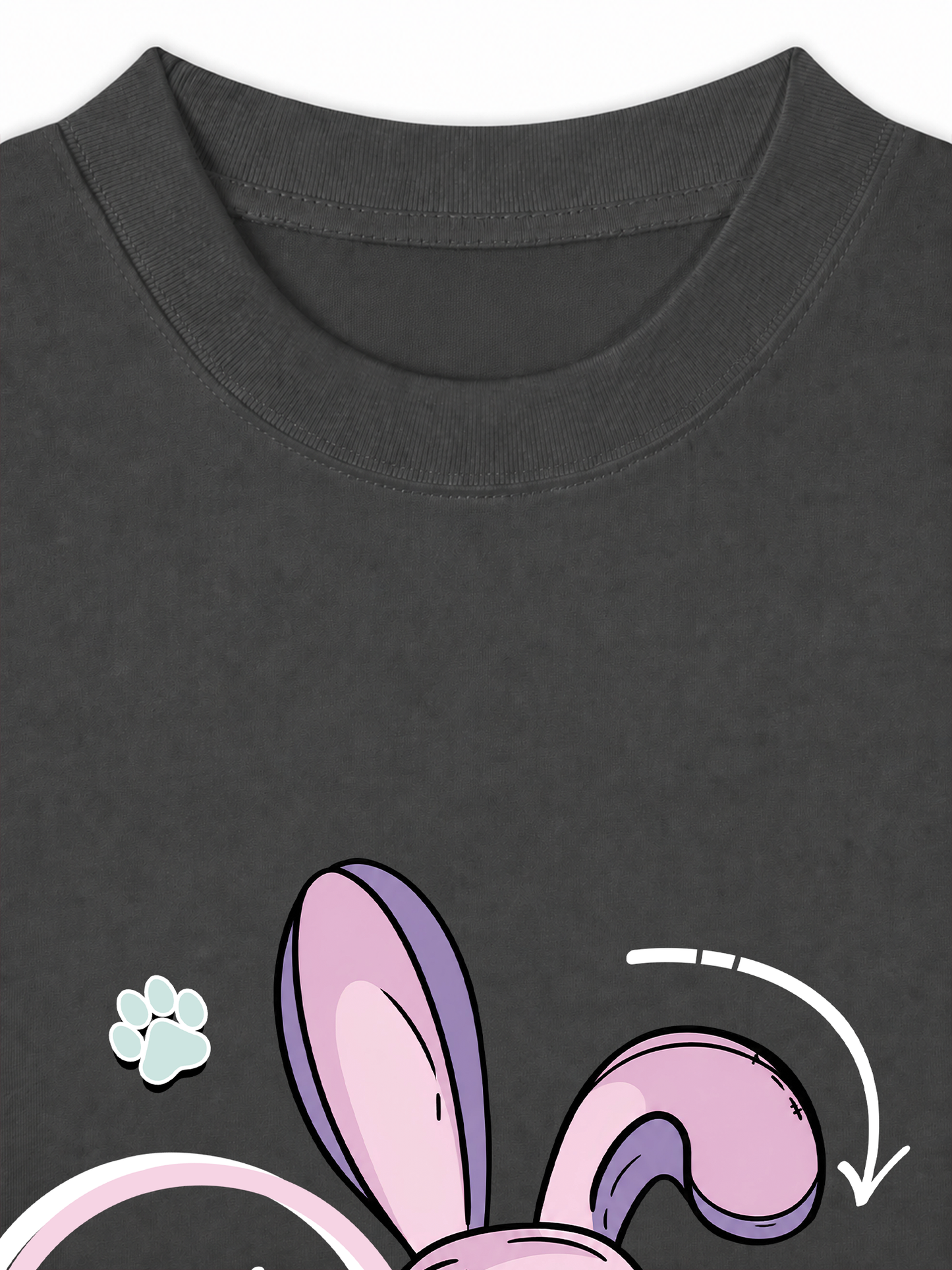 Áo Thun Relaxed Fit Rabbit Smile Face