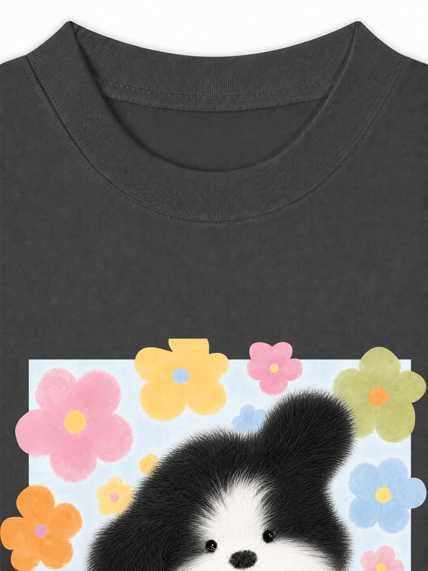 Áo Thun Relaxed Fit Flower Puppy