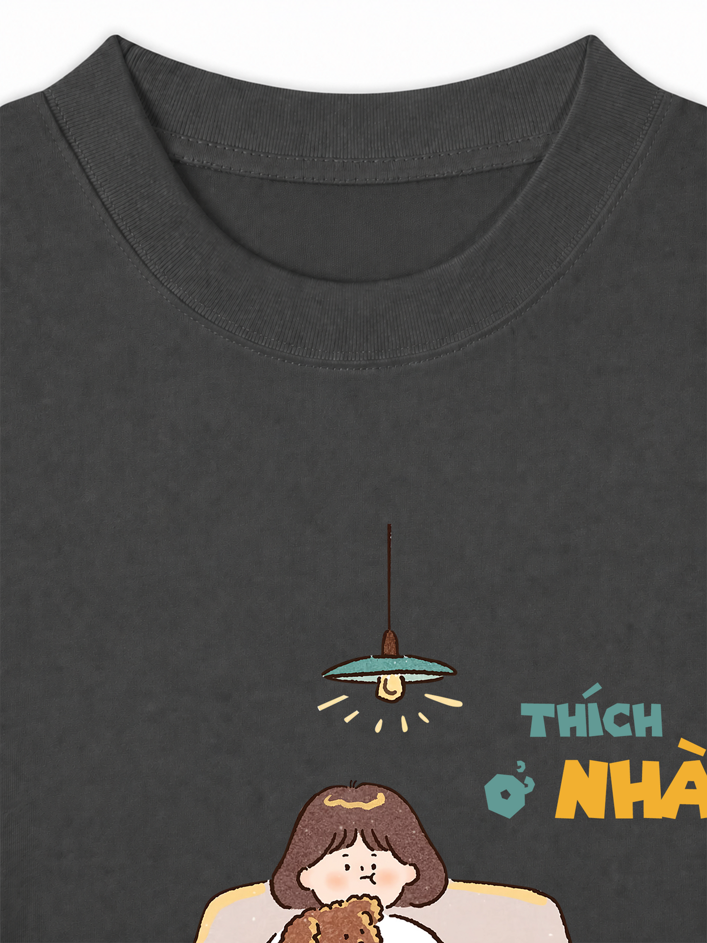 Áo Thun Relaxed Fit Thích Ở Nhà 2