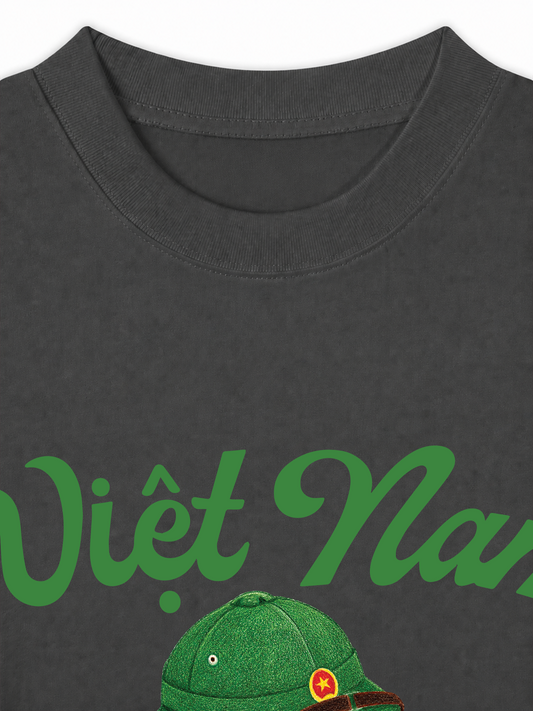 Áo Thun Relaxed Fit Mũ Cối Việt Nam