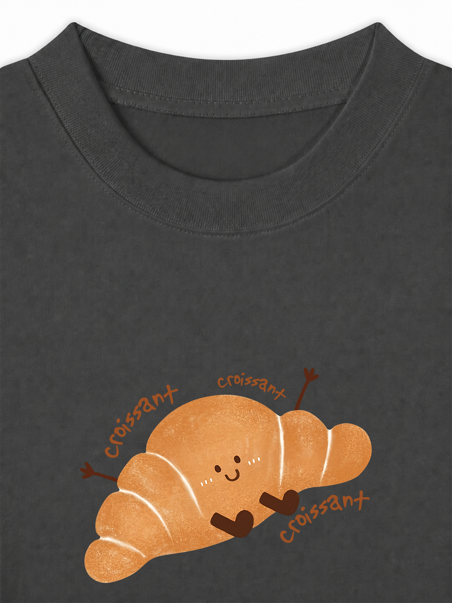 Áo Thun Relaxed Fit Happy Croissant