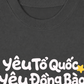 Áo Thun Relaxed Fit Yêu Tổ Quốc, Yêu Đồng Bào