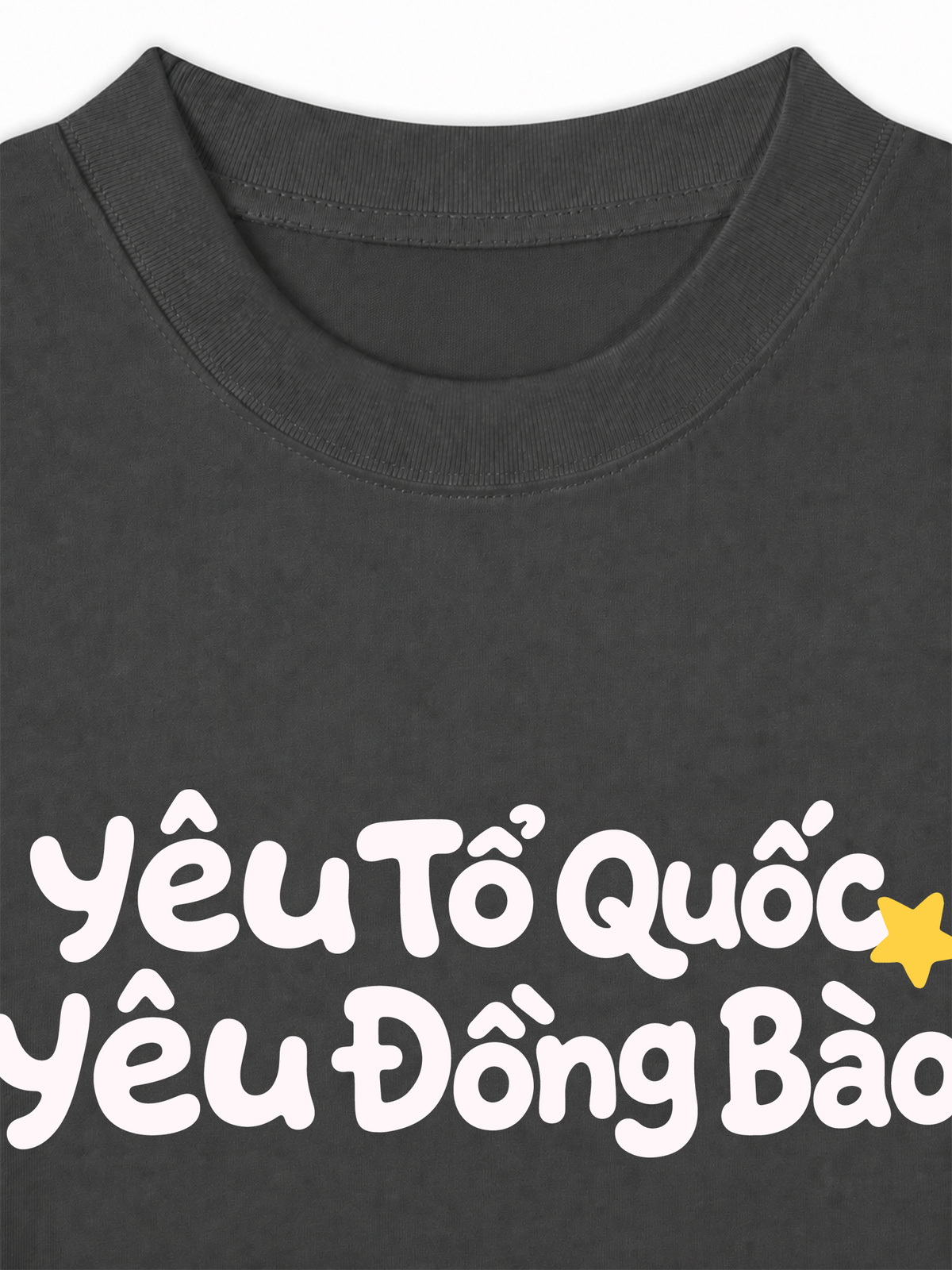 Áo Thun Relaxed Fit Yêu Tổ Quốc, Yêu Đồng Bào